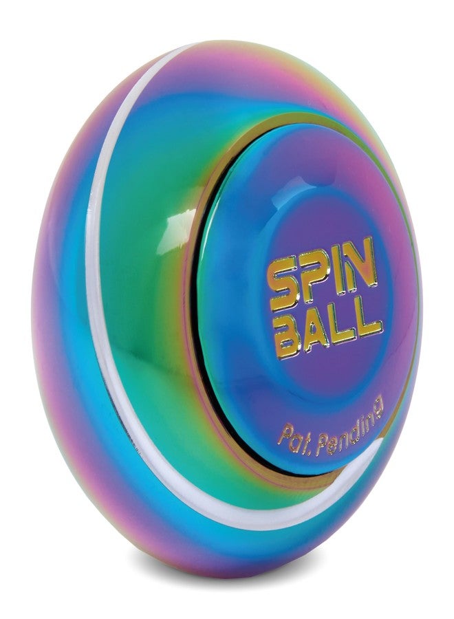 bopster Metal Spin Ball Fidget Hand Spinner | Premium Desk Toy for Kids, Teens & Adults | Stress & Anxiety Relief | Autism, ADHD, ADD | Ideal Christmas Stocking Filler | Multicoloured - Image 4
