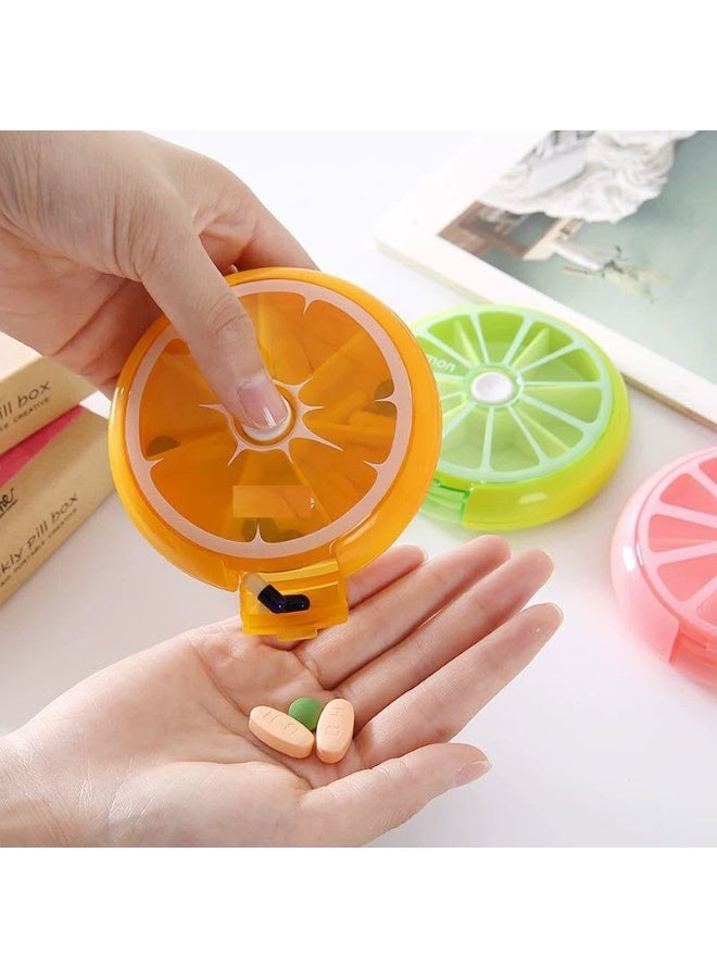 round fruit shaped pill organizer 2 pieces - Image 2