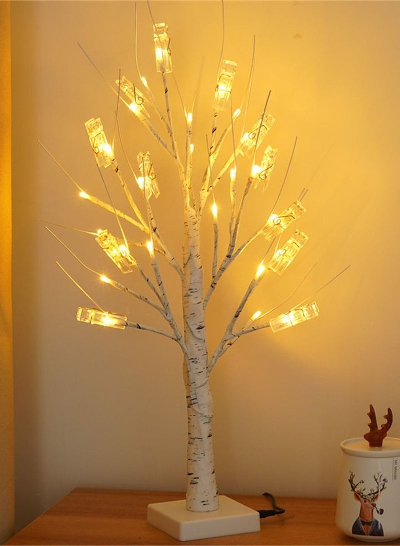 Loquat LED Birch Tree Light Desktop Wedding Festival Birthday Card Tree Light 60CM - Image 2