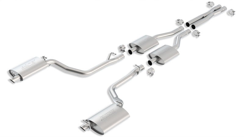 BORLA 140443 Cat-Back Performance Exhaust System for 2011-2014 Chrysler 300/ Dodge Charger R/T 5.7L V8 Automatic Transmission All Wheel Drive & Rear Wheel Drive. - Image 4