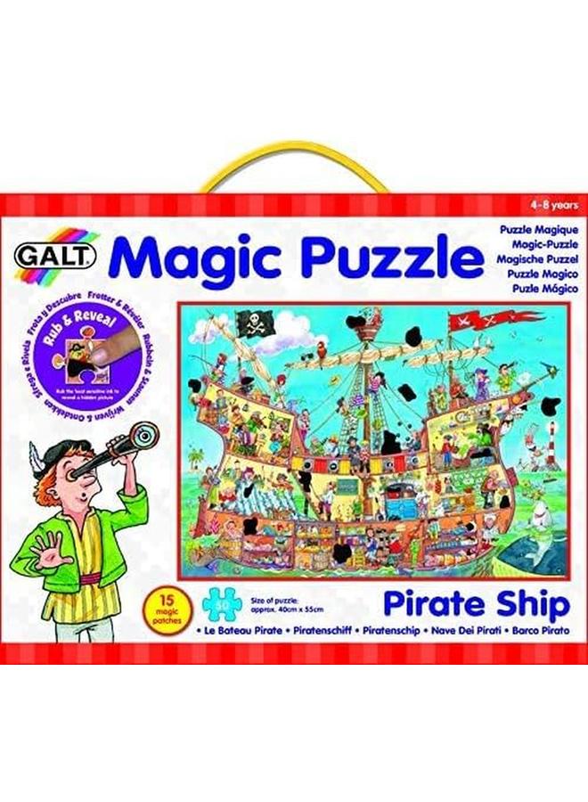 GALT Magic Puzzle Pirate Ship Magic Jigsaw Puzzle Ages 4 Years Plus - Image 2