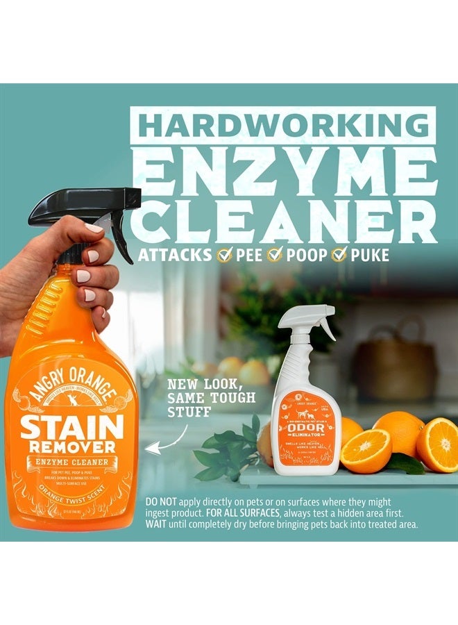 Angry Orange Pet Stain Remover Enzyme Cleaner - Orange Twist Scent, 32 fl oz (946mL) - Image 2