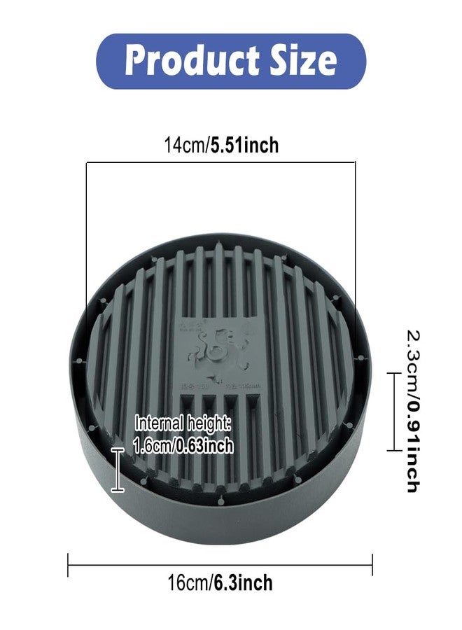 YOSINXU 2 Pcs Plunger Trays, Air Drying Mat for Toilet Plunger, Catches Drips and Dries Quickly, Toilet Plunger Organizer Mat, Toilet Plunger Holder Only - Image 2