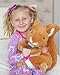 BENINY 14 Realistic Squrrile Stuffed Animal Cute Squirrel Plush Toy with Holding Mini Acorn Plushie Gift for Kids - Image 4