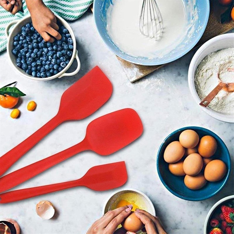 unique enterprise ZUCLLIN Silicone Spatula Set Spatula Silicone Silicone Spatula Spatula Set Non Stick Spatula Silicone Spatula for Cooking Spatula for Non Stick Silicon Spatula Non Stick Spatula SetV66 - Image 4