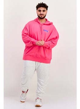 Men Hoodie Long Sleeve Brand Logo Sweatshirt, Pink - pzsku/Z7A5D992B9D4C81F9F4A7Z/45/_/1737642978/7466daed-ccff-421b-b257-7bc4a58789f6