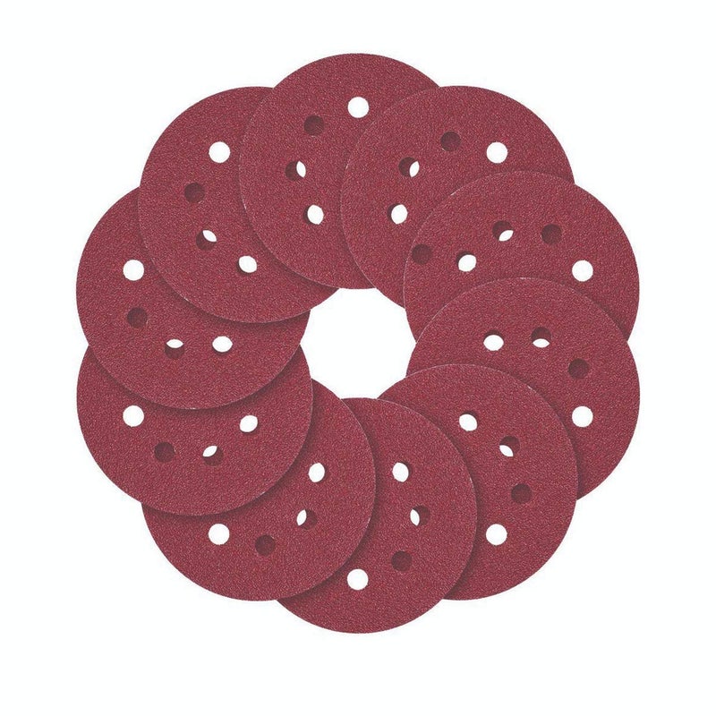 CAZAR CAZAR Sanding Disc 180mm 7 7 Inch with 8 Holes for Dust VacuumDry Wall Sander 60 Grit 50Pcs Pack - Image 1