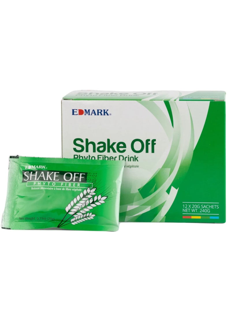 سانس شيك اوف الياف نباتية بطعم الفاكهة الحلوة للتخلص من الامساك وتنظيف القولون وإزالة الكرش 12X20G ( 240 جرام ) - Image 1