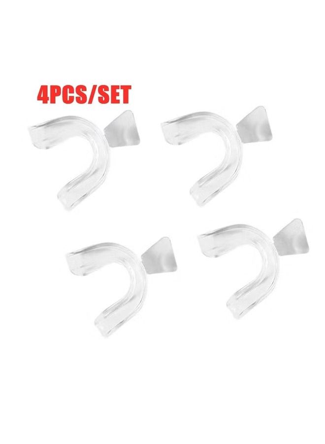 Generic 4Pcs EVA Teeth Protector Mouth Guard Night Guard Mouth Trays For Stop Bruxism Grinding Anti-snoring Teeth Covers Mouth Guard Whitening Dental Braces Silicone Dental Braces  - Image 2