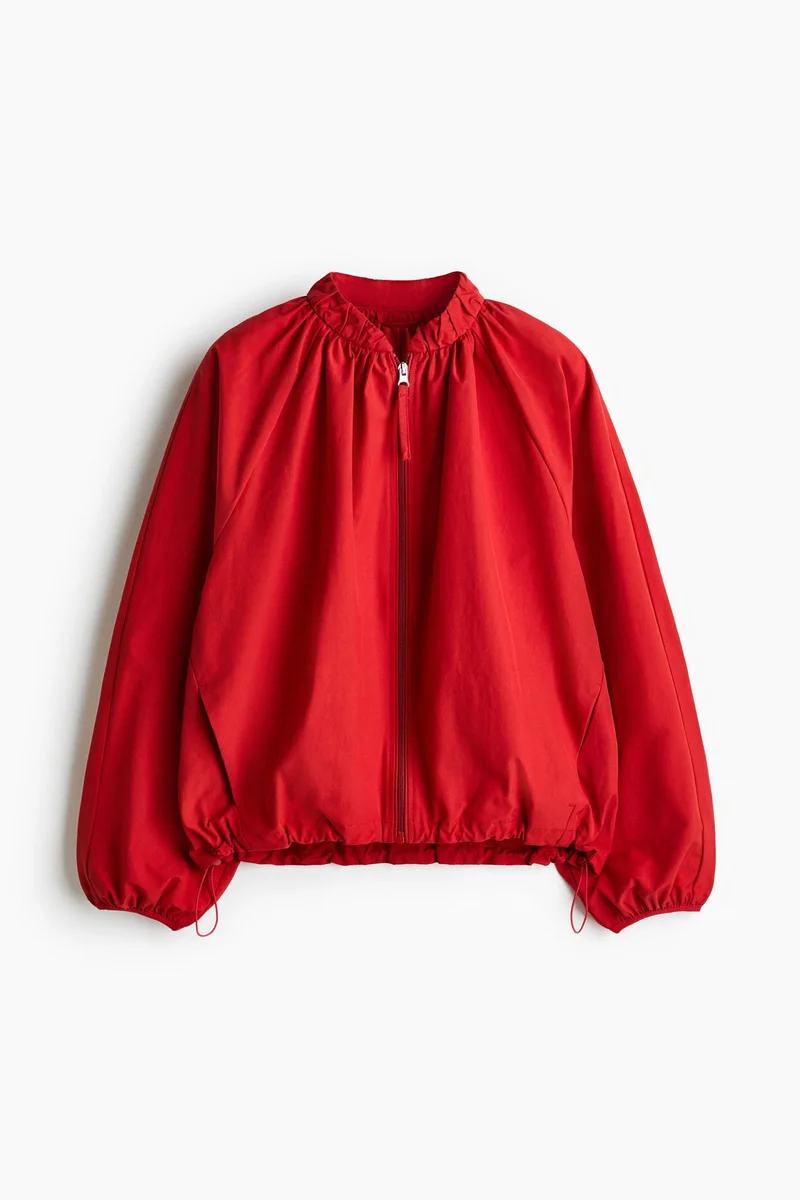 H&M Gathered bomber jacket
