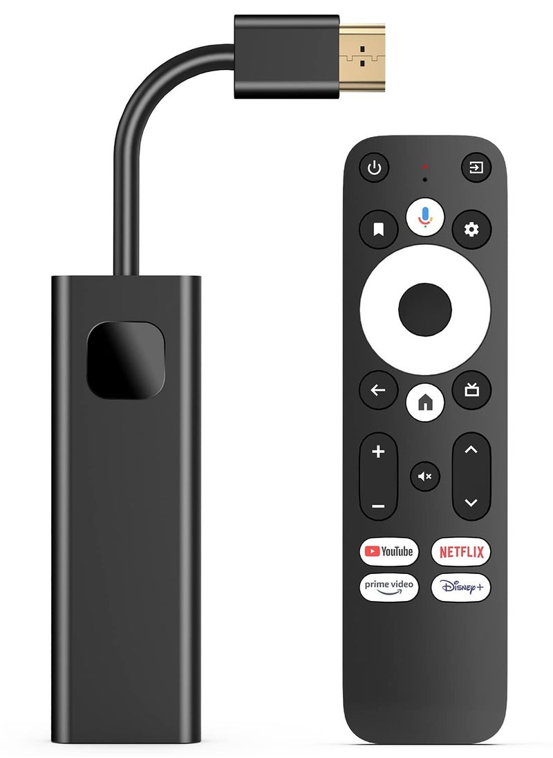 Generic Android TV Stick, Google Certified Stick 4K Streaming Device Google Chromecast Smart TV Stick High Definition Streamer with HDMI Cable and Voice Search Remote for Netflix Certified, Google Assistant  - Image 1