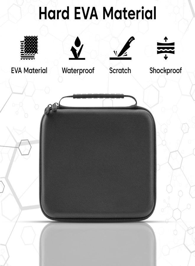 Sounce Carrying Case for DJI OSMO Action 3/4/5 Pro Camera - Hard Shell Travel Storage Bag with Shoulder Strap, Shockproof & Waterproof Protection, Custom Compartments for Accessories (Black) - Image 4
