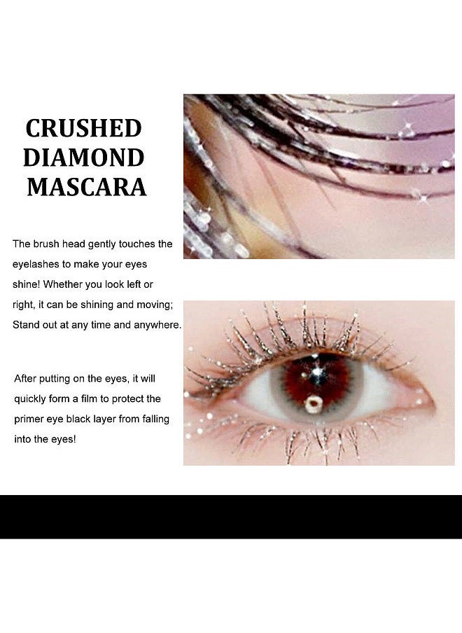 EELHOE - EELHOE Glittering Particles Bilng Eyelashes Mascara Clump Crusher Extensions 8g/0.2oz Thick Curly Eye Makeup for Cosmetics Use - Image 1