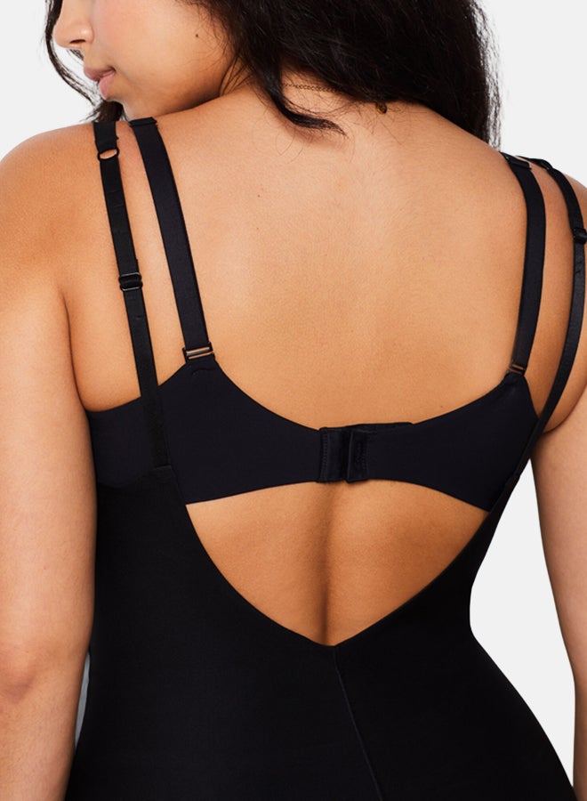 Etam Open-Bust Mid-Thigh Bodysuit - Firm Control - Image 4