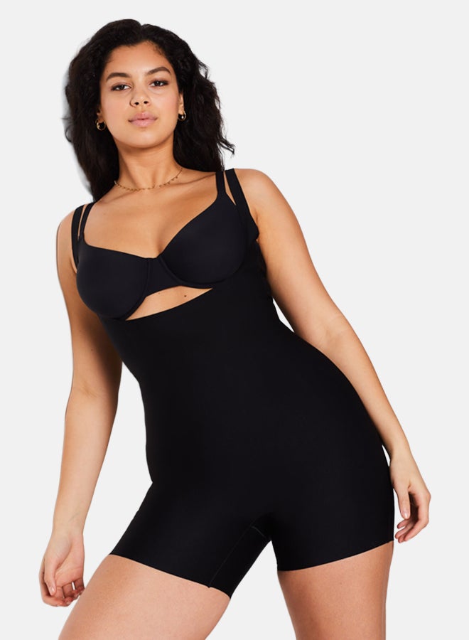 Etam Open-Bust Mid-Thigh Bodysuit - Firm Control - Image 1
