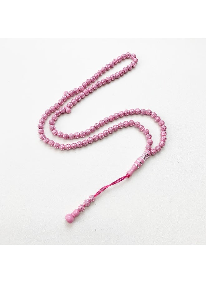 NIBEMINENT 99 Muslim Prayer Beads Red/7mm  - Image 1
