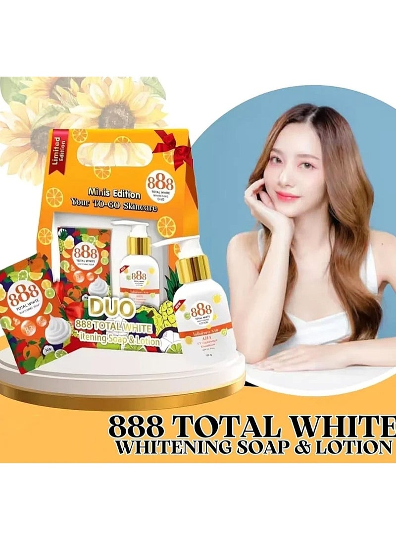888 TOTAL WHITE WHITENING SOAP & LOTION - Image 2