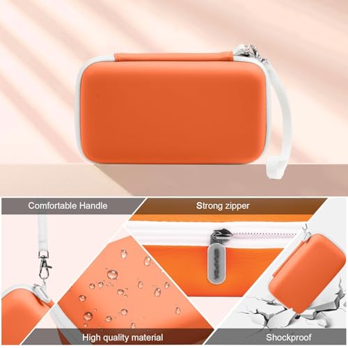 Grapsa Case Compatible with ESOXOFFORE for Dylanto for Anchioo for WEEFUN for GKTZ for Amzelas for Mafiti Instant Print Camera for Kids, Film Camera Storage Holder Organizer Bag (Box Only)- Orange - Image 4