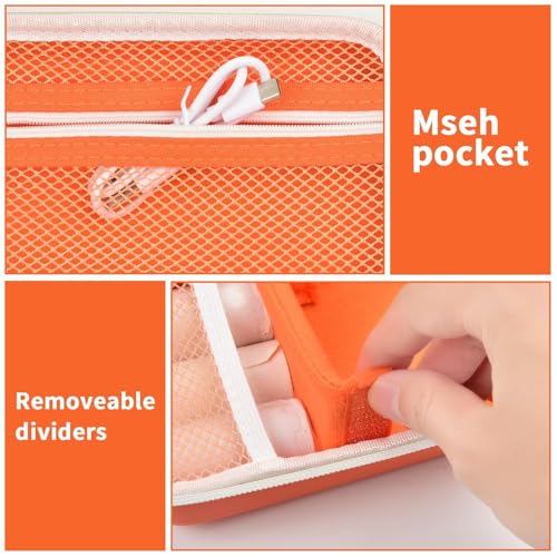 Grapsa Case Compatible with ESOXOFFORE for Dylanto for Anchioo for WEEFUN for GKTZ for Amzelas for Mafiti Instant Print Camera for Kids, Film Camera Storage Holder Organizer Bag (Box Only)- Orange - Image 3