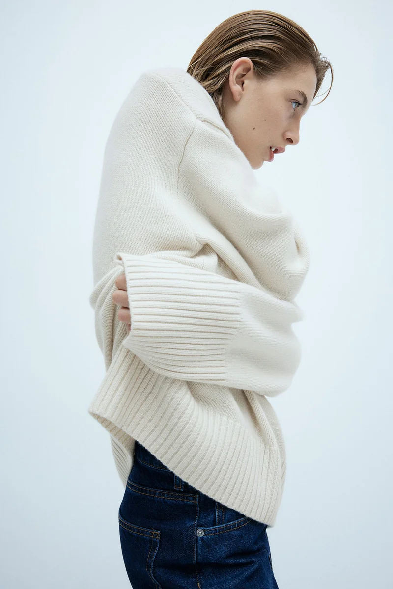 H&M Oversized Cashmere-Blend Jumper