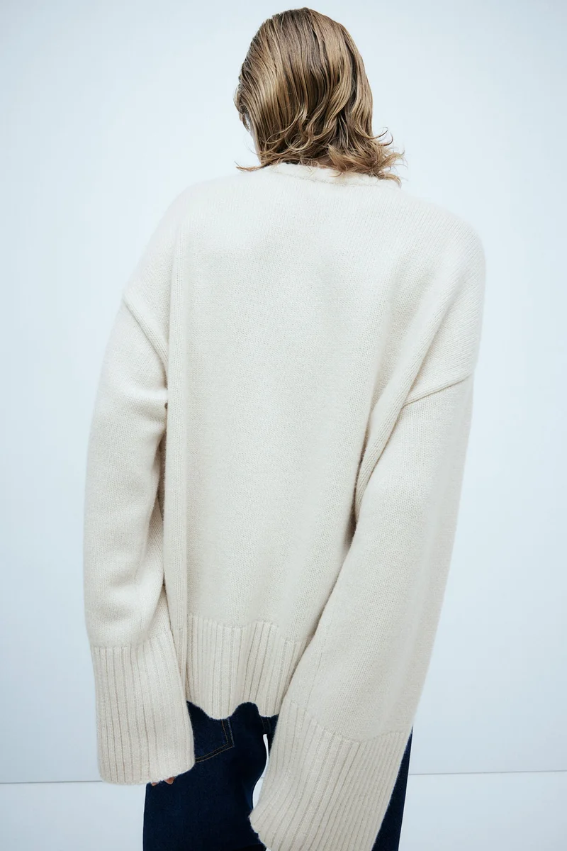 H&M Oversized Cashmere-Blend Jumper