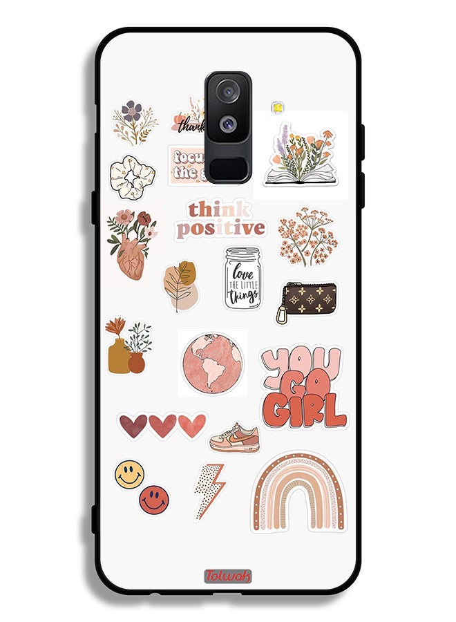 Tolwak Samsung Galaxy A6 Plus (2018) Protective Case Cover You Go Girl - Image 1