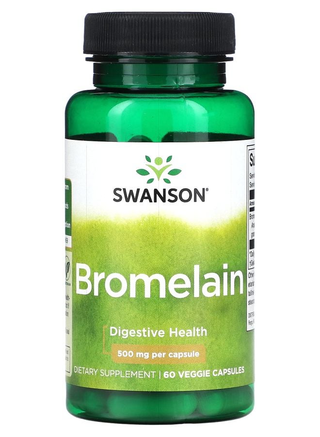 Bromelain 500 mg 60 Veggie Capsules