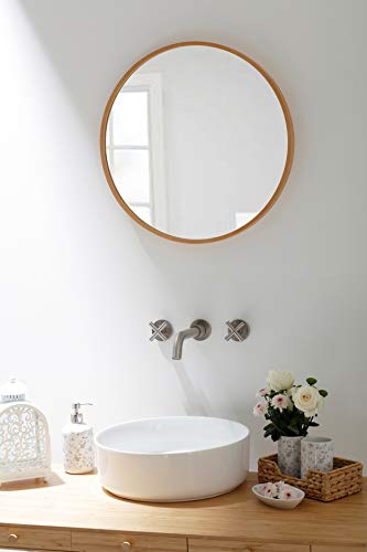 SITGES Brushed Nickel Bathroom Faucet, Double Handle Wall Mount Bathroom Sink Faucet and Rough in Valve Included (Brushed Nickel) - Image 4