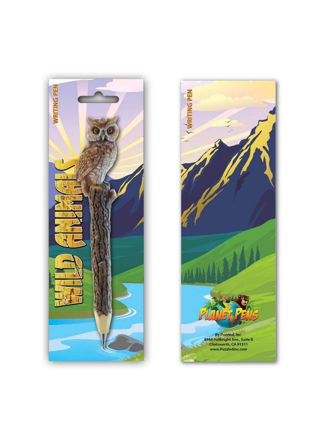 Puzzled Planet Pens Owl Novelty Pen Cute Fun & Unique Kids & Adults Office Supplies Ballpoint Pen Colorful Forest Bird Writing Pen Instrument For School & Office  - Image 5