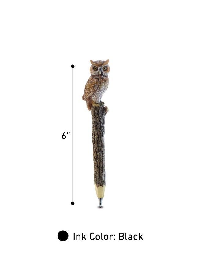 Puzzled Planet Pens Owl Novelty Pen Cute Fun & Unique Kids & Adults Office Supplies Ballpoint Pen Colorful Forest Bird Writing Pen Instrument For School & Office  - Image 3