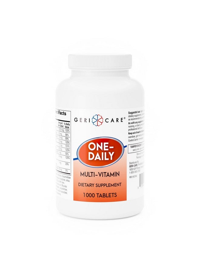 GeriCare One-Daily Multi-Vitamin Tablets Dietary Suplement, 1000 Count (Pack of 1) - Image 1