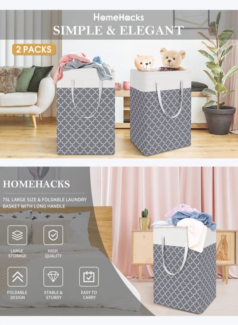 Rock Pow Dirty Clothes Storage Bin Laundry Torage Basket Laundry Basket Laundry Hamper Bag Washing Bin Clothes Bag Collapsible Laundry Basket Collapsible Waterproof Clothes Hamper - Image 4