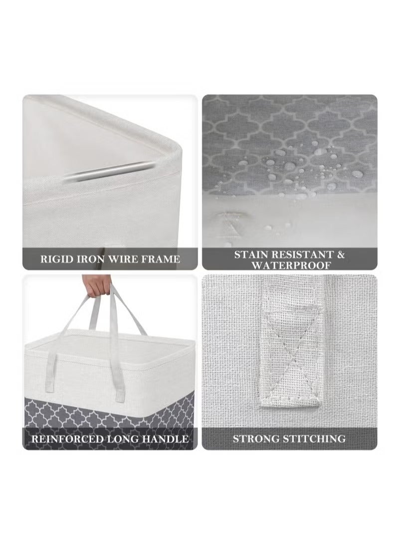 Rock Pow Dirty Clothes Storage Bin Laundry Torage Basket Laundry Basket Laundry Hamper Bag Washing Bin Clothes Bag Collapsible Laundry Basket Collapsible Waterproof Clothes Hamper - Image 5