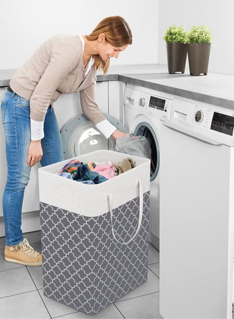Rock Pow Dirty Clothes Storage Bin Laundry Torage Basket Laundry Basket Laundry Hamper Bag Washing Bin Clothes Bag Collapsible Laundry Basket Collapsible Waterproof Clothes Hamper - Image 1