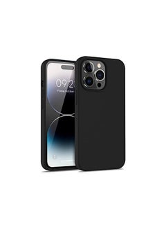 Soft Liquid Silicon iPhone 14 Pro Max Case 6.7 Inch- (2022) Slim-Soft, Stylish Shockproof Protective with Microfiber Lining Case Cover-Black - pzsku/Z7A5EACF106CE671C1D6BZ/45/_/1720693552/f90e2235-3aba-490d-89af-156b0bf409ac