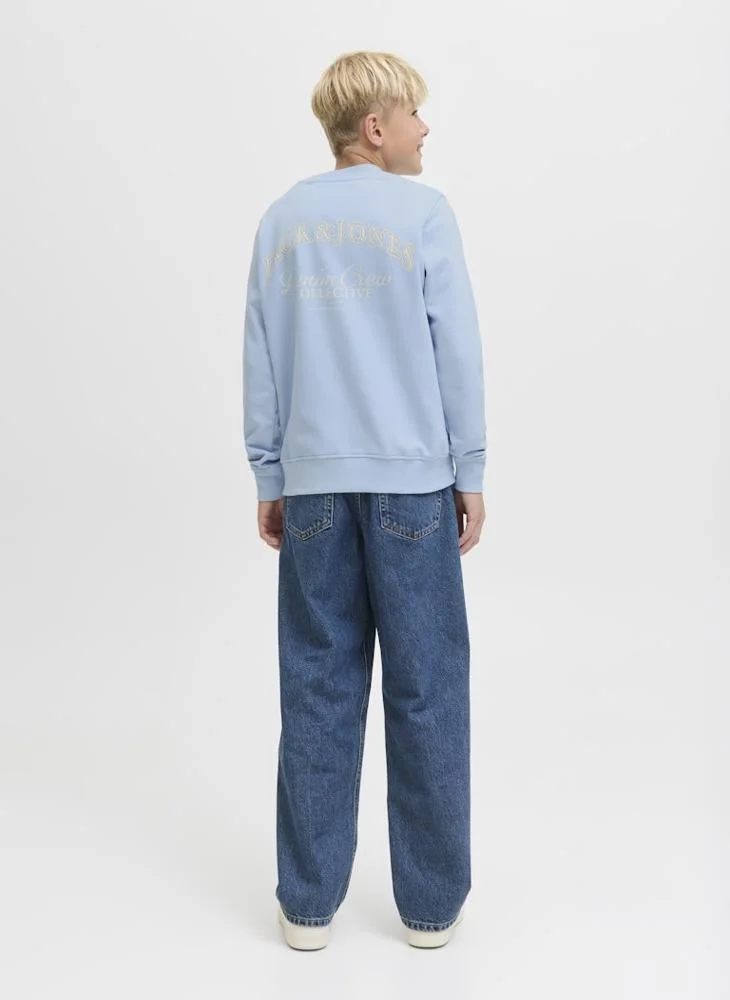 Jack & Jones Junior Kids Jjebrandes Backup Relaxed Sweatshirt
