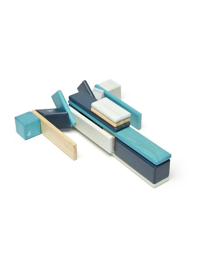 Tegu مجموعة كتل خشبية مغناطيسية تegu مكونة من 24 قطعة، زرقاء، من 1-99 سنة - Image 3