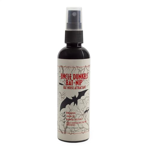 Uncle Dunkels All-Natural Bat-Nip’ Pheromone Spray; 4 Fluid Ounces Bat House Attractant Spray - Image 1