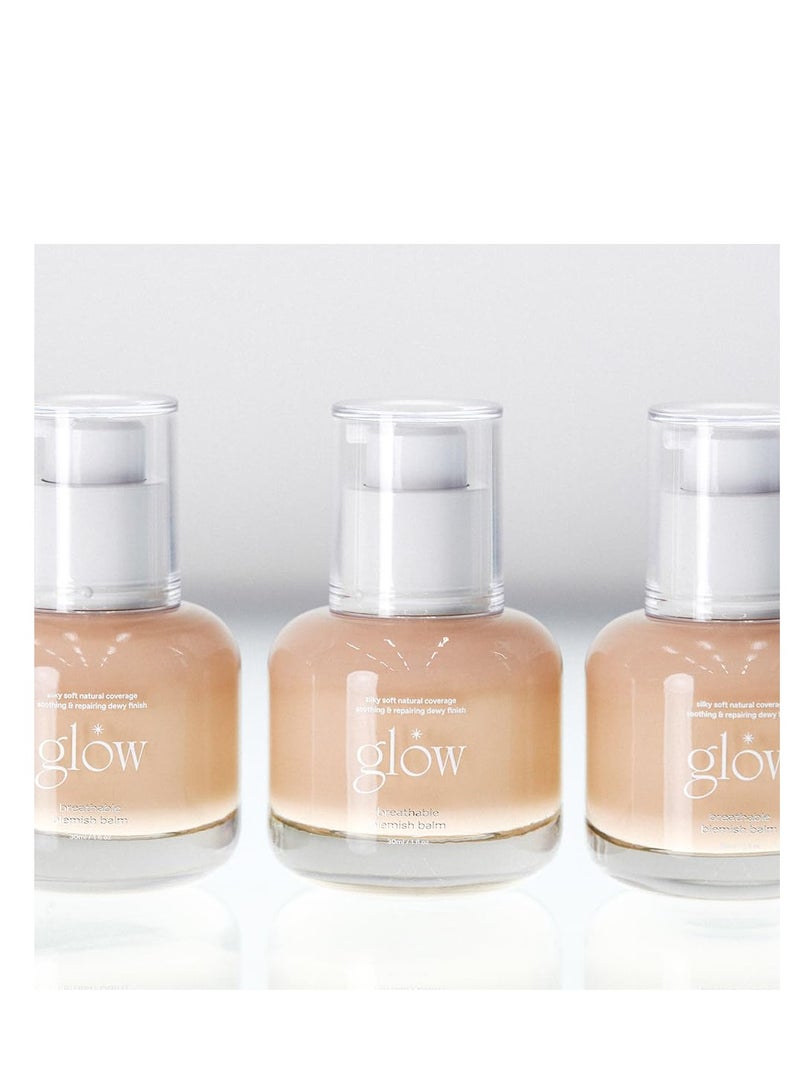 Glow glow breathable blemish balm #one : Cruelty-Free & Artificial Fragrance-Free, Essential Oil-Free, Gluten-Free, lightweight & hydrating bb cream that feels like skincare, 1 fl oz  - Image 2