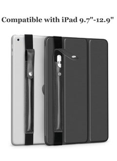 أوزيغالور حافظة قلم رصاص من أبل لأجهزة آيباد برو من الجيل الأول والثاني USB-C، حقيبة جلدية من جلد البولي يوريثان لجراب قلم الرصاص.  - Image 3