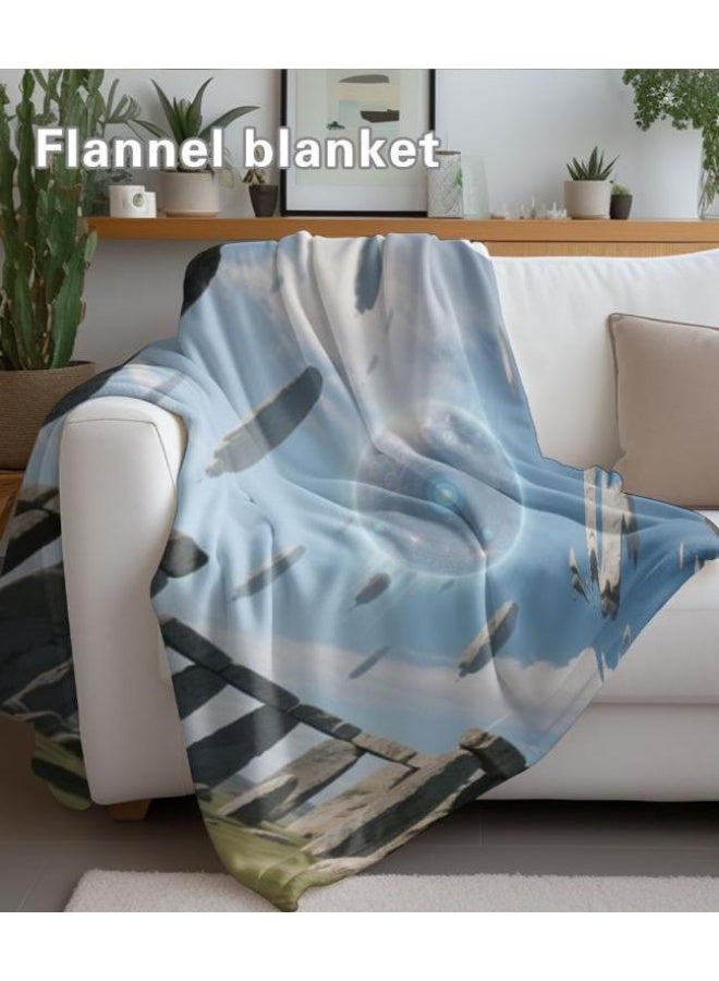 general Children's or student cartoon flannel thin blanket (warm and comfortable, suitable for sleep, games) 100cm*150cm - 78 - Image 5