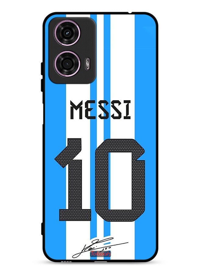 Tolwak Motorola Moto G24 4G Protective Case Cover Messi 10  - Image 1