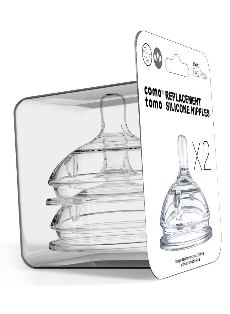 Comotomo Baby Bottle Bundle, Pink, (7 Piece Set) - Image 4