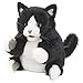 Folkmanis Tuxedo Kitten Hand Puppet Black White - Image 3
