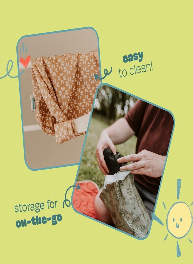 Kinder Set of 2 Water Resistant Wet Bags for Storing Laundry or Cloth Diapers Travel Size Wet Bag Daycare Beach Pool Wet Swimsuit Roll Top for Air Tight Odor Contained Washable Reusable (Polkadots) - Image 4
