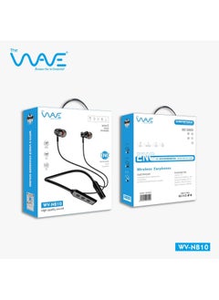 Wave NECKBAND BLUETOOTH EARPHONE WITH 5 VOICE CHANGER NOISE CANCELLATION WV-NB10  - Image 1
