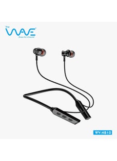 Wave NECKBAND BLUETOOTH EARPHONE WITH 5 VOICE CHANGER NOISE CANCELLATION WV-NB10  - Image 2