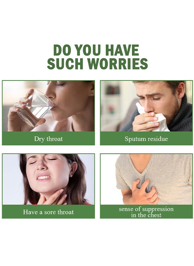 Clear Breath Dendrobium And Mullein Extract - Powerful Lung Support And Clean Breathing, Herbal Lung Health Serum, Root Mullein Extract Herbaceous, Suitable For Daily