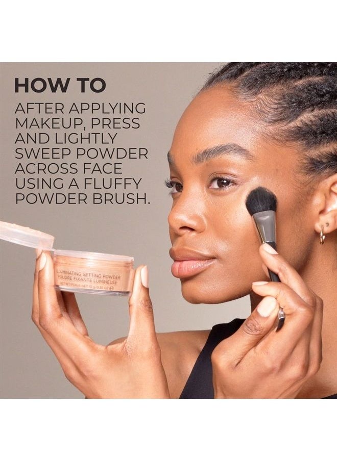 COVER FX COVER FX Illuminating Setting Powder - Light- Lightweight Finishing Powder - Sets Makeup All-Day - 0.35 Oz  - Image 3