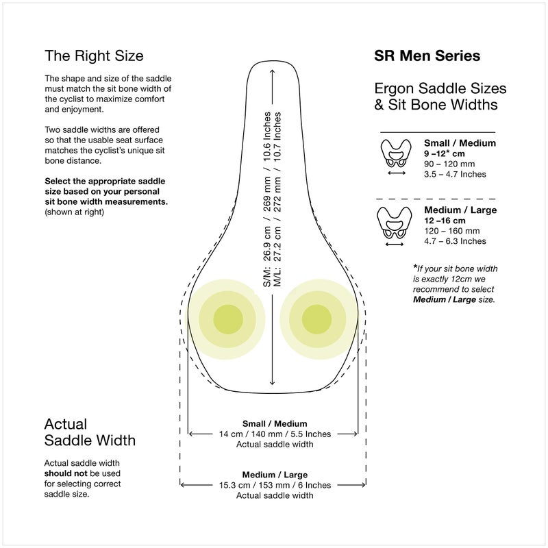 إيرجون Ergon Men'S Sr Pro Saddle Stealth متوسط/كبير - Image 5
